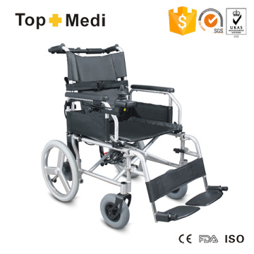 Topmedi Leichter Lithium-Akku-Rollstuhl für Behinderte